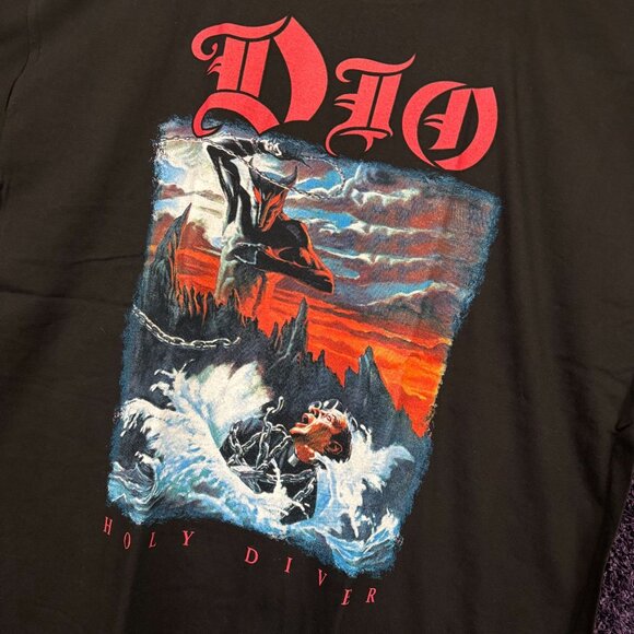 Dio Holy Diver Debut Album Cover Heavy Metal Band T-Shirt XL - Picture 4 of 4
